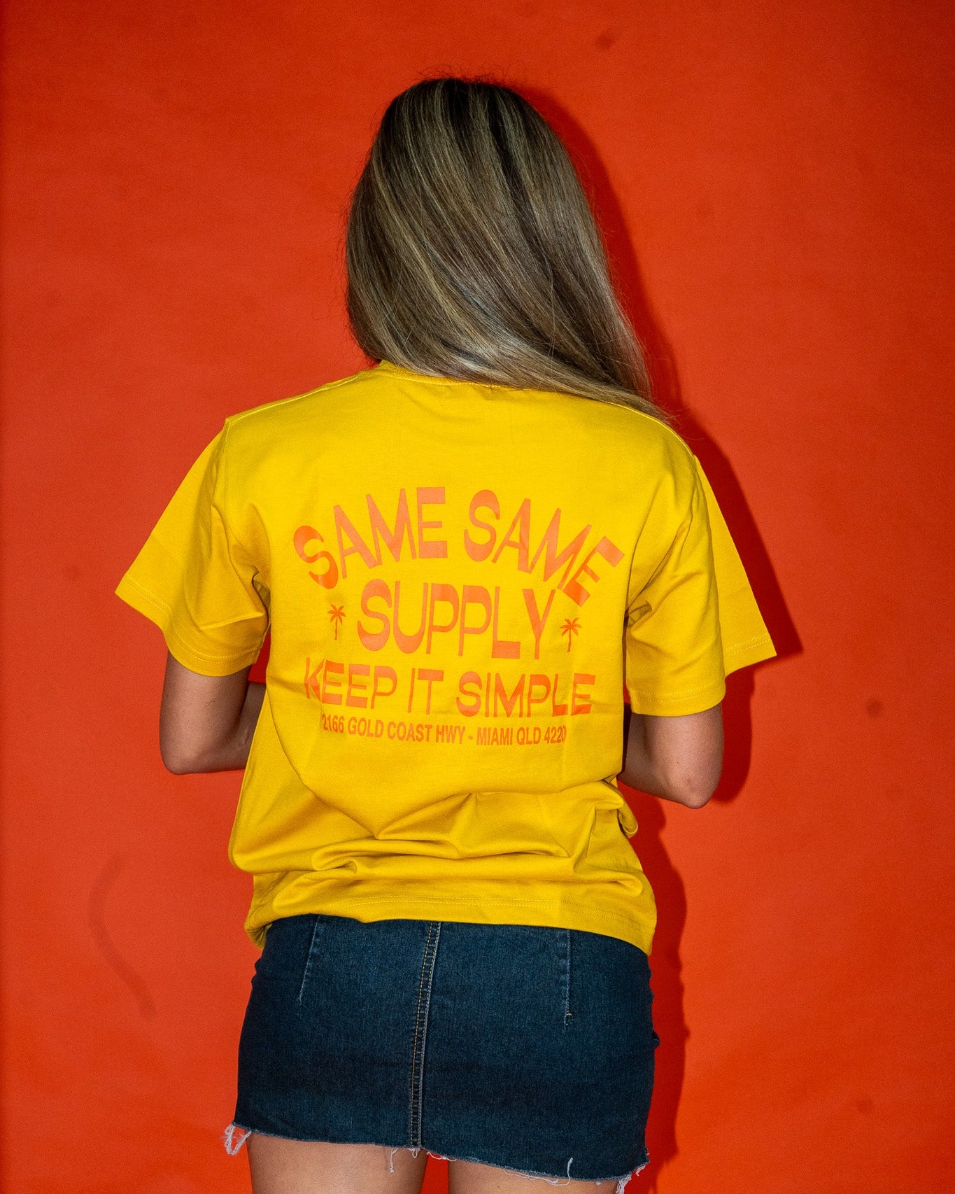 KEEP IT SIMPLE TEE - MUSTARD